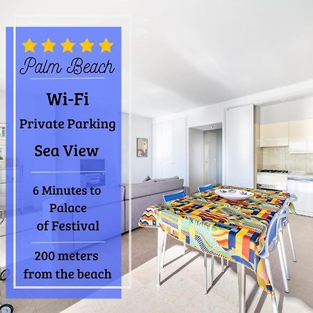 Palm Beach- Free Wifi- Parking- Sea View Канны Экстерьер фото